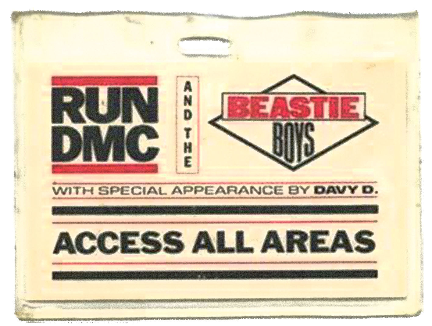 RUN DMC & BEASTIES PASS