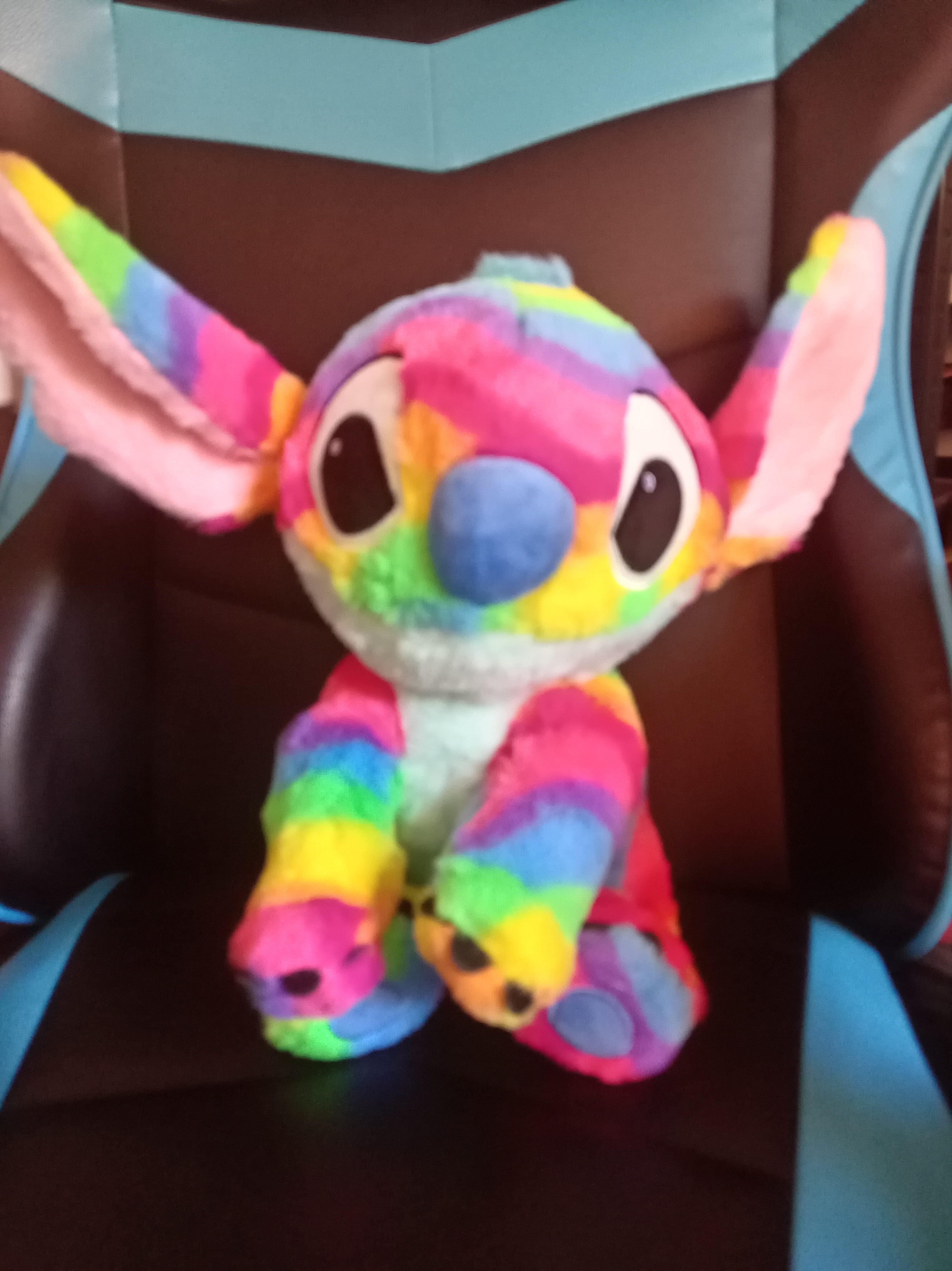 Multi Colour Rainbow Limited Edition Stitch Plushie