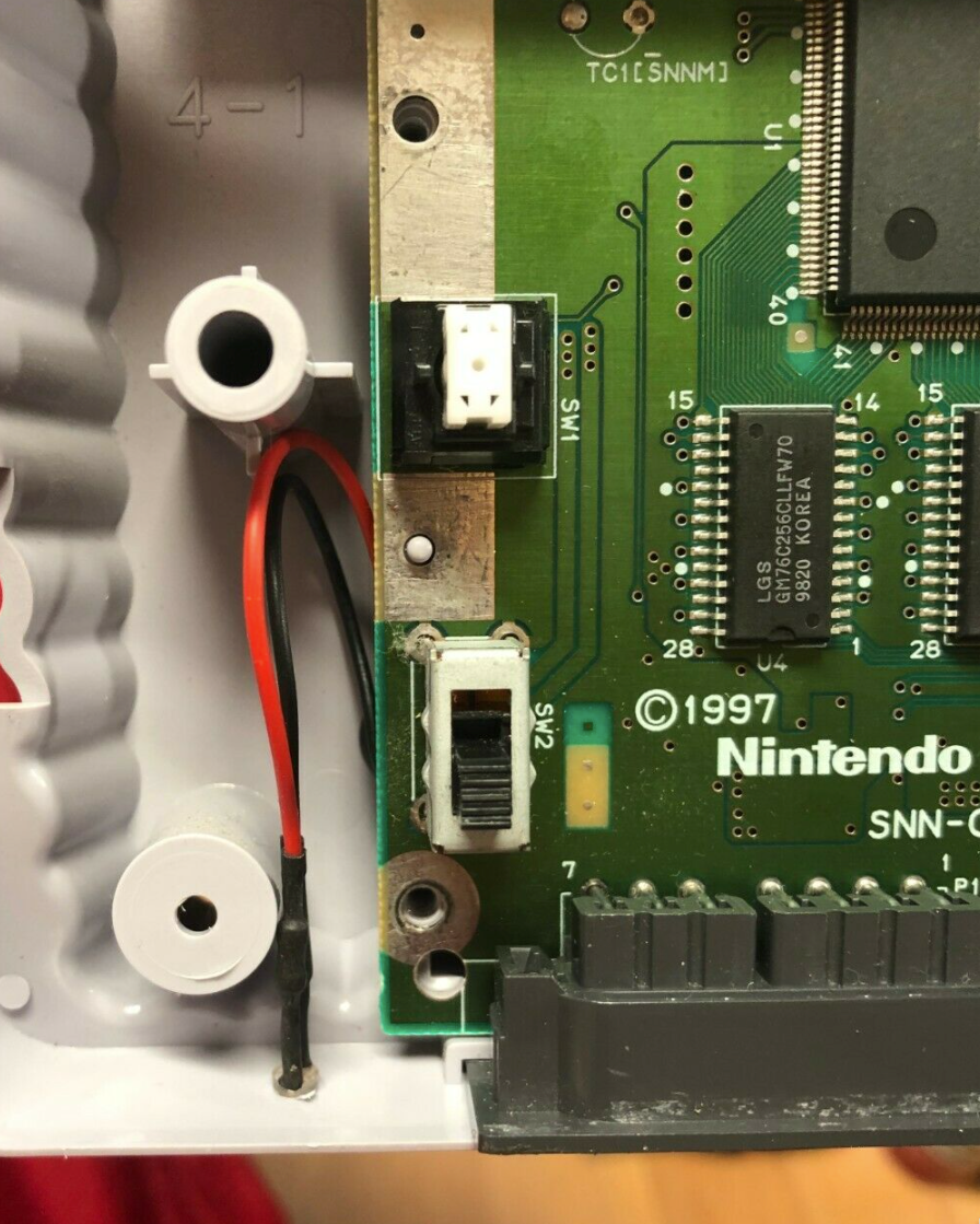 Snes Mini Led Mod super-nintendo-snes-mini-rgb-s-video-c-sync-restore---power-led-ths7374 ...