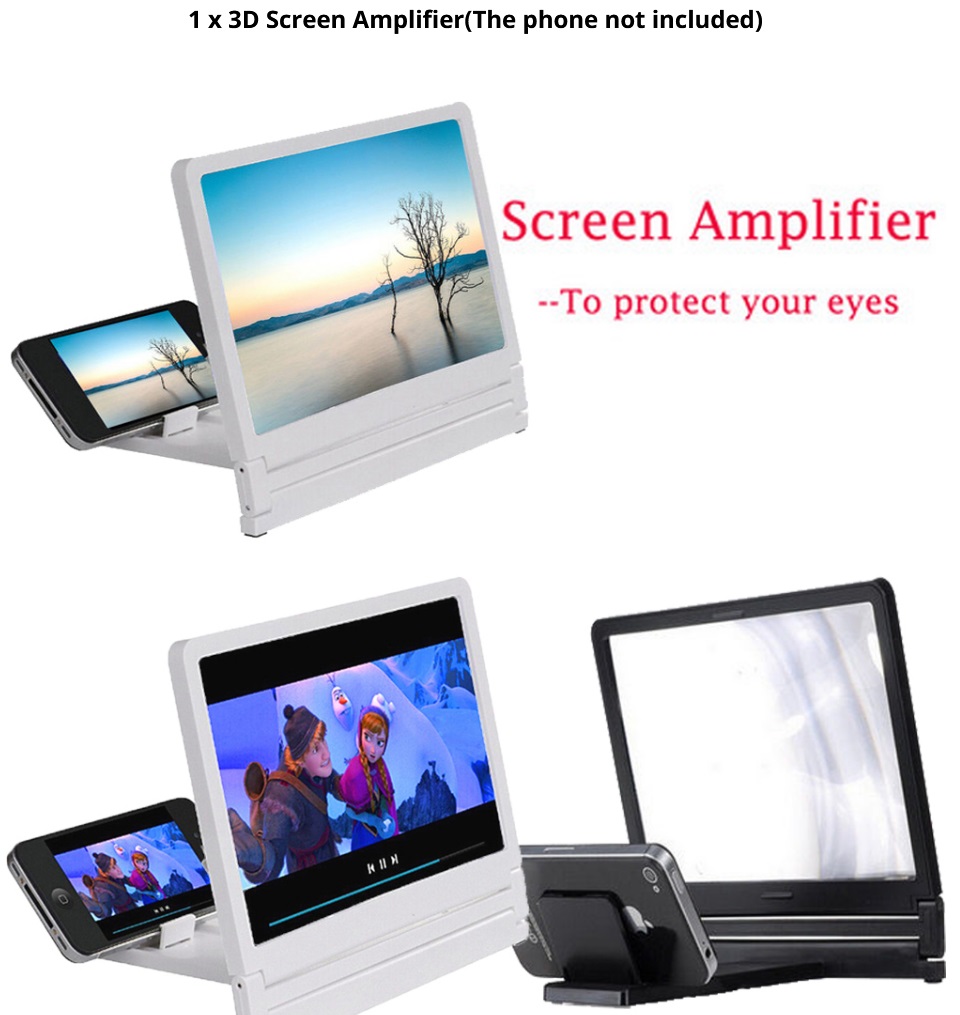3D magnifier lens
