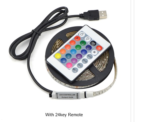 24 key remote 3m led strip
