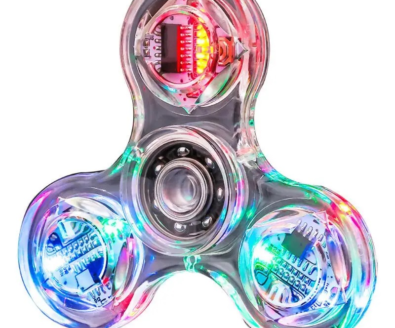 Fidget Compass Led LED Fidget Spinner