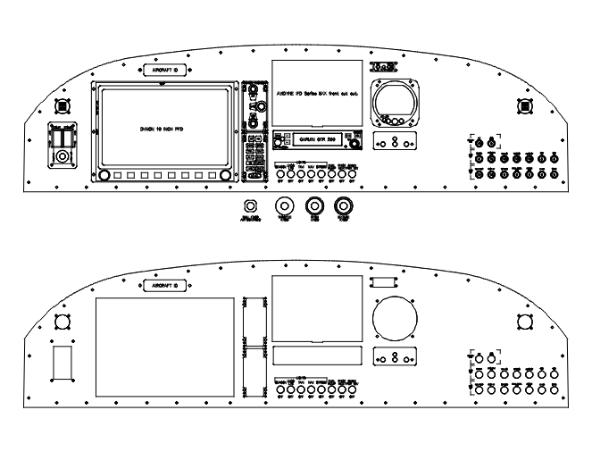 RV 12 panel CAD drawing