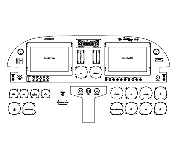 RV 6 CAD panel drawing