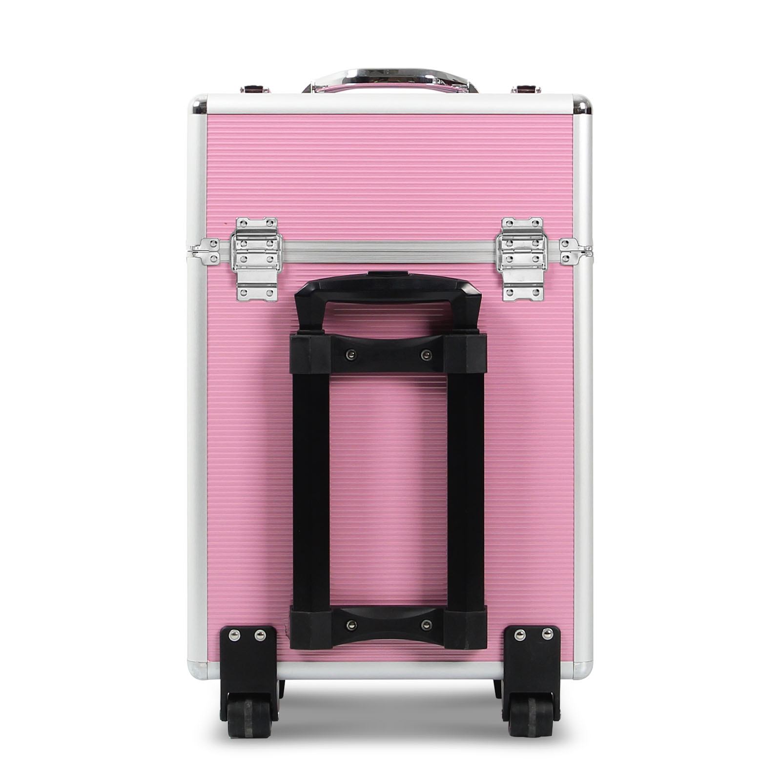 Rolling Makeup Case with Drawers, Makeup Trolley Case With Wheels Makeup Travel Case Organizer