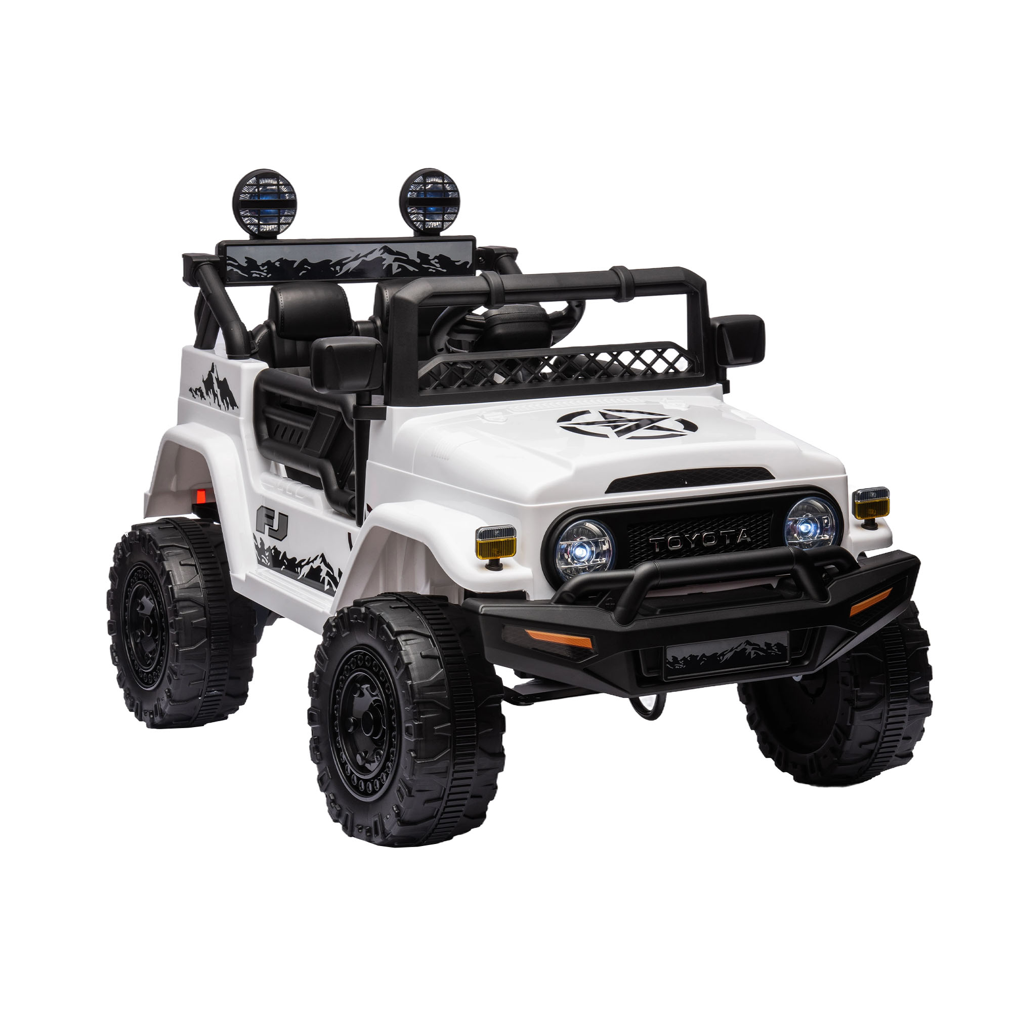 Licensed TOYOTA FJ Cruiser,12V Kids ride on car 2.4G W/Parents Remote Control,electric car for kids,