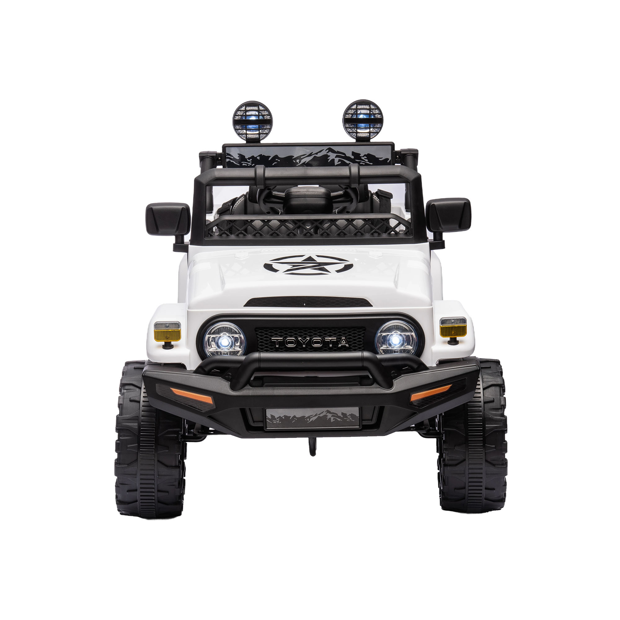 Licensed TOYOTA FJ Cruiser,12V Kids ride on car 2.4G W/Parents Remote Control,electric car for kids,