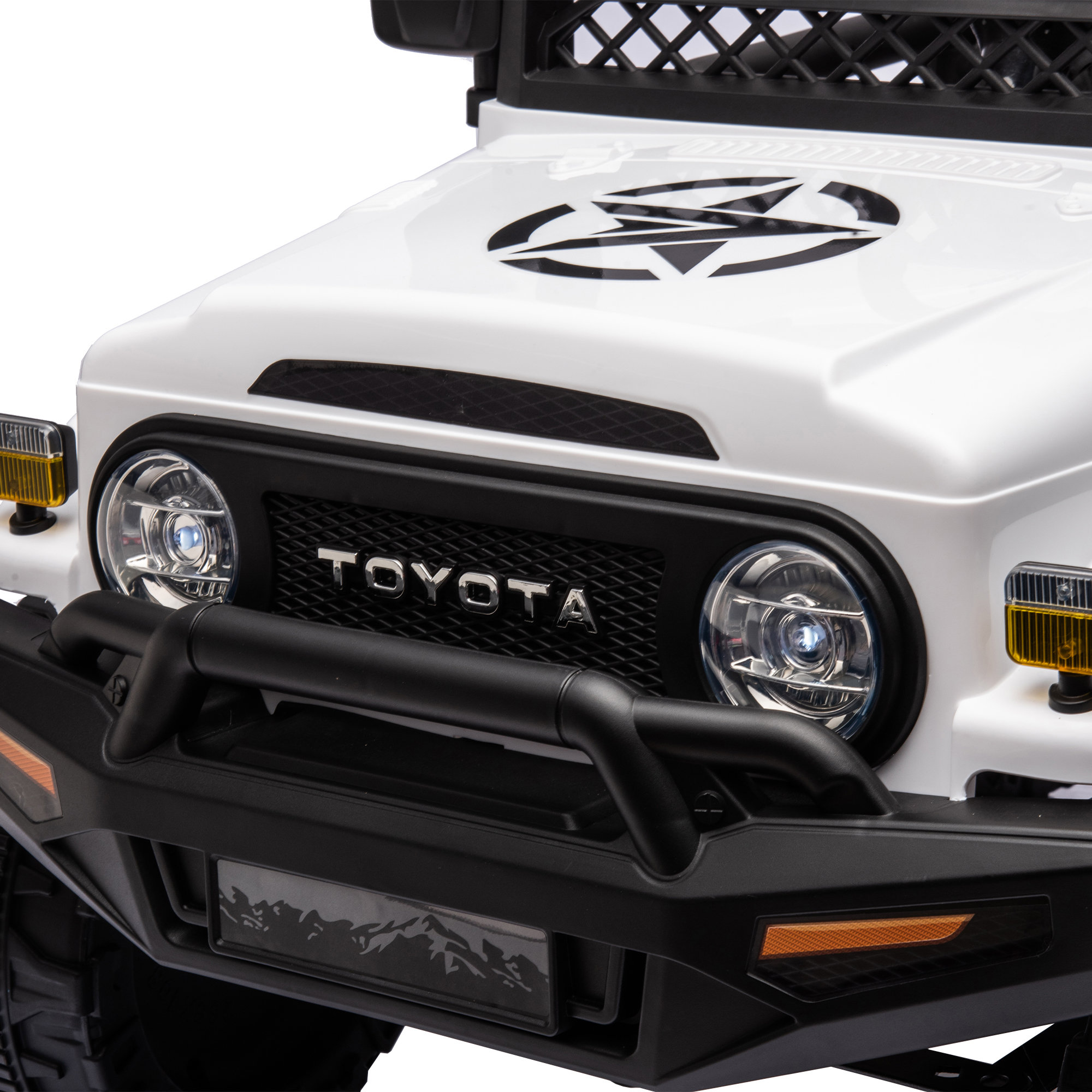 Licensed TOYOTA FJ Cruiser,12V Kids ride on car 2.4G W/Parents Remote Control,electric car for kids,