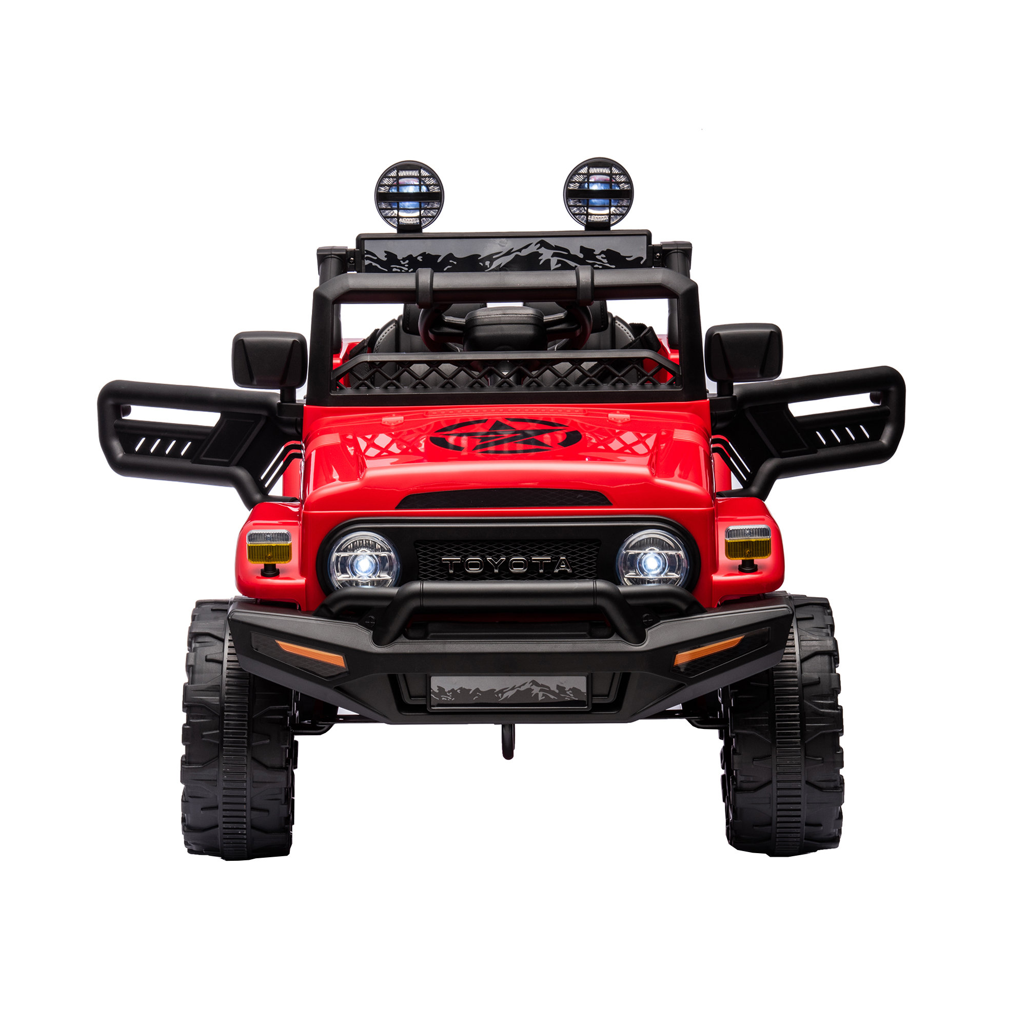 Licensed TOYOTA FJ Cruiser,12V Kids ride on car 2.4G W/Parents Remote Control,electric car for kids,