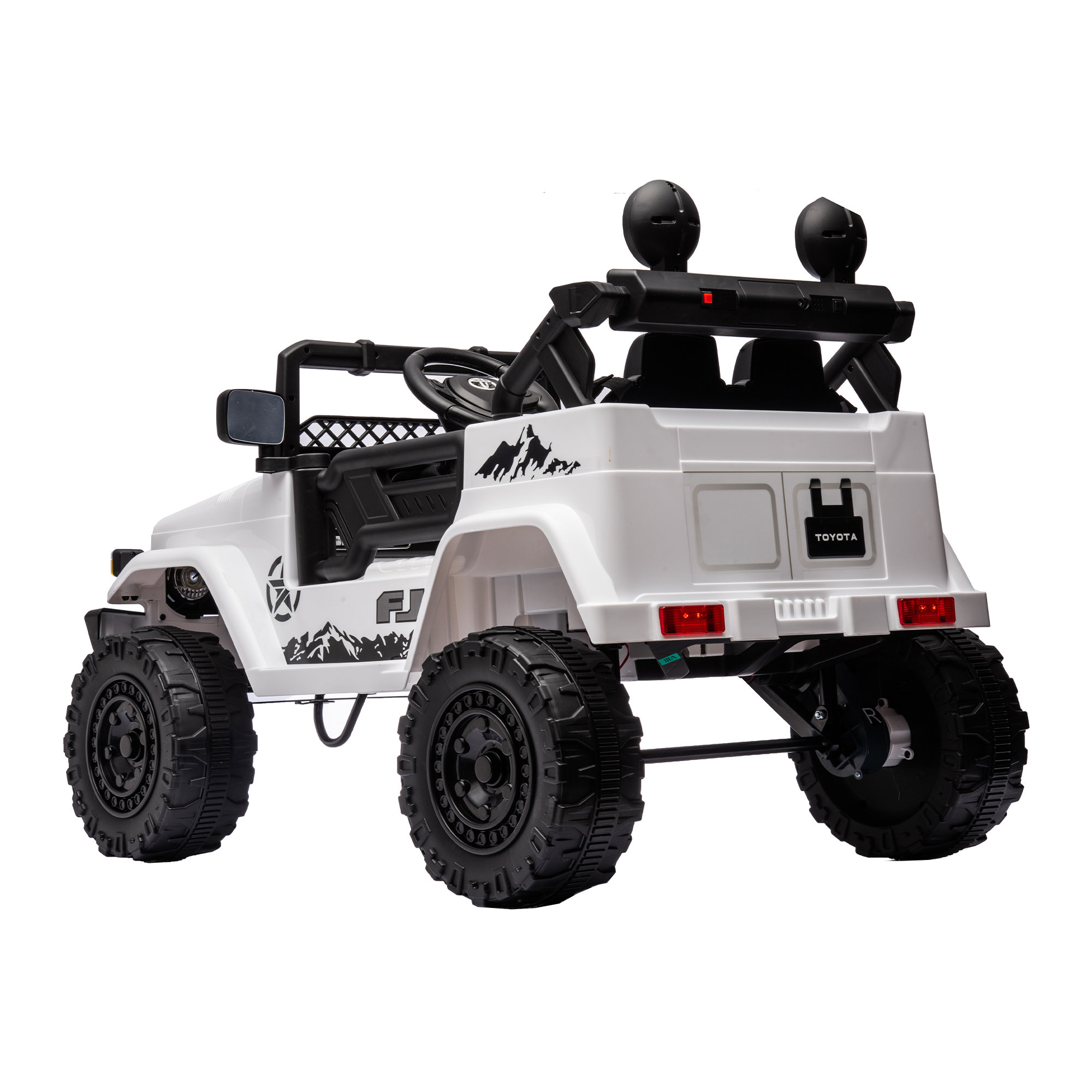 Licensed TOYOTA FJ Cruiser,12V Kids ride on car 2.4G W/Parents Remote Control,electric car for kids,
