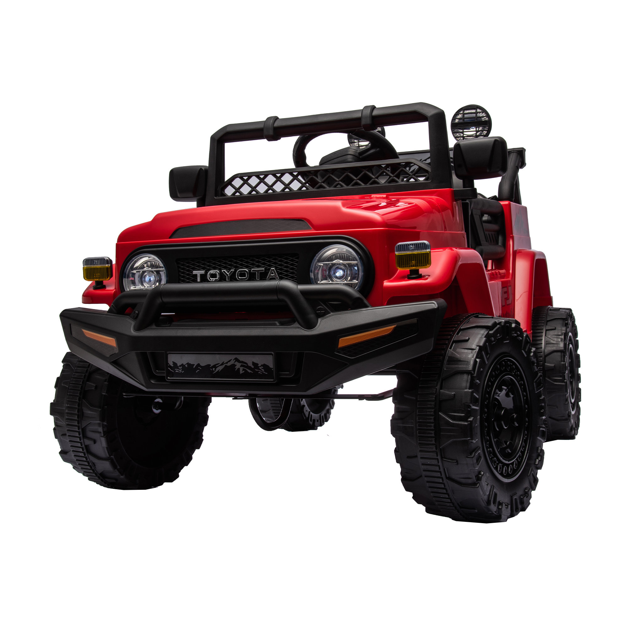 Licensed TOYOTA FJ Cruiser,12V Kids ride on car 2.4G W/Parents Remote Control,electric car for kids,