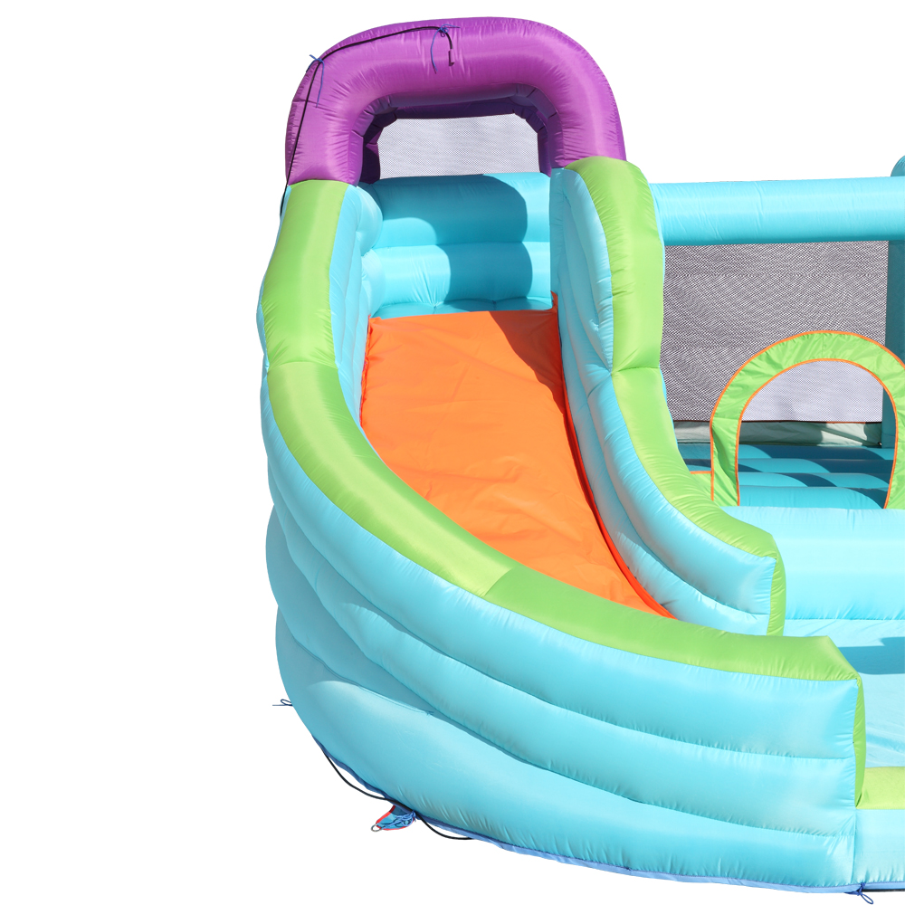 New Inflatable Bounce House, Slide Bouncer with Pool Area ,Climbing Wall, Large Jumping Area