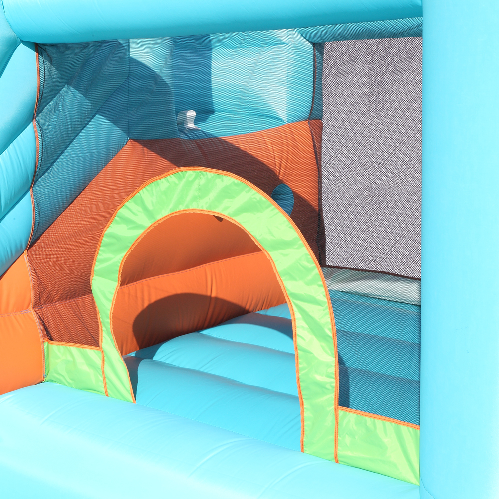 New Inflatable Bounce House, Slide Bouncer with Pool Area ,Climbing Wall, Large Jumping Area