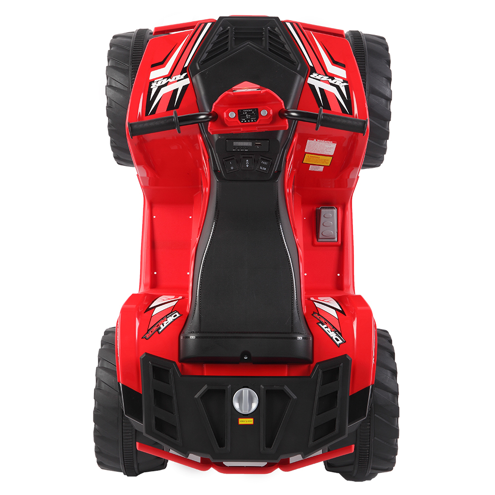 LEADZM LZ-9955 ALL Terrain Vehicle Dual Drive Battery 12V7AH*1 without Remote Control with Slow Start Black & Red