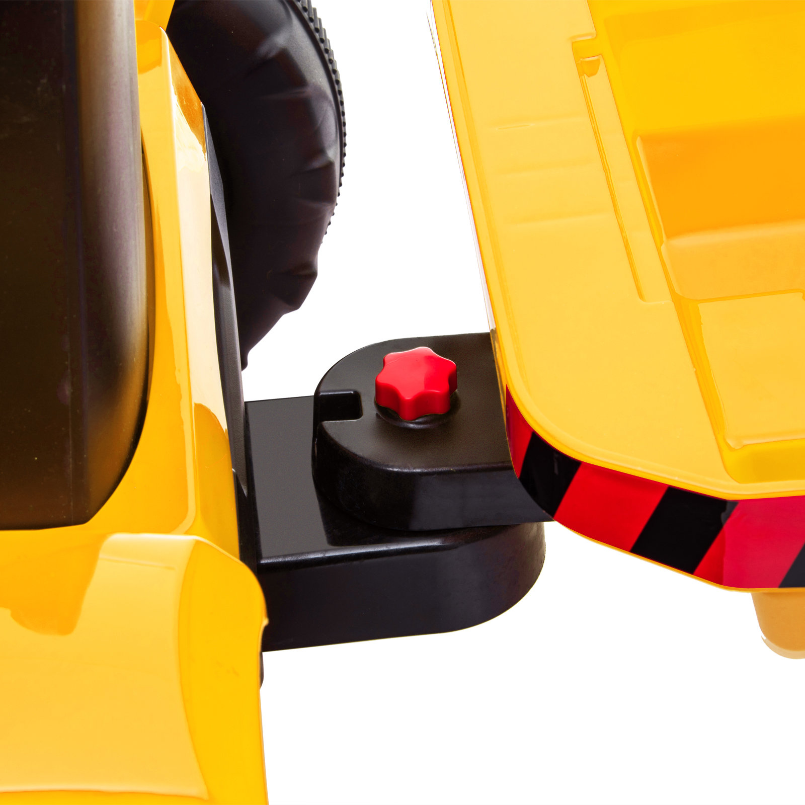 Toy Tractor with Trailer,3-Gear-Shift Ground Loader Ride On with LED Lights