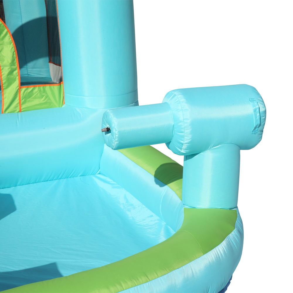 New Inflatable Bounce House, Slide Bouncer with Pool Area ,Climbing Wall, Large Jumping Area
