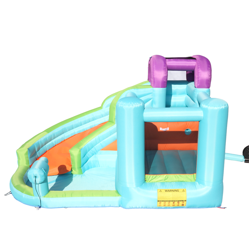 New Inflatable Bounce House, Slide Bouncer with Pool Area ,Climbing Wall, Large Jumping Area