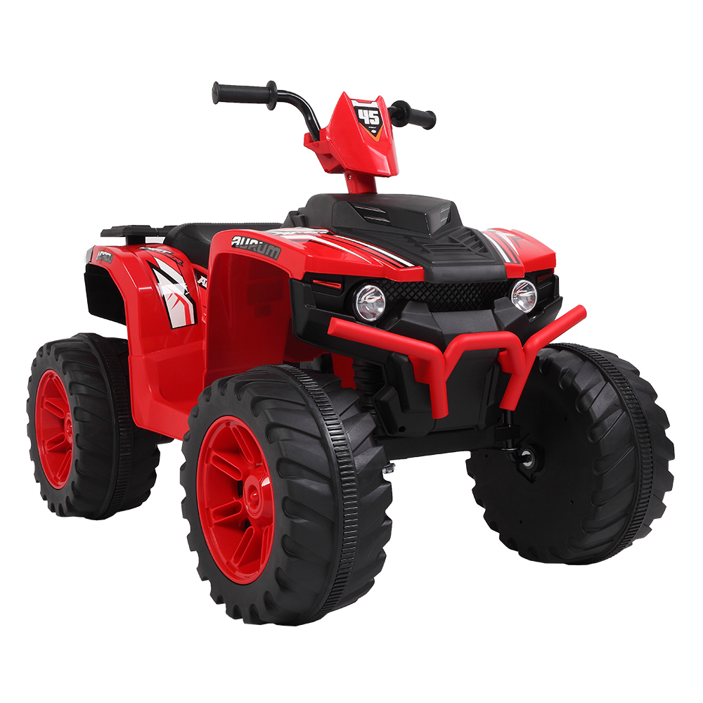 LEADZM LZ-9955 ALL Terrain Vehicle Dual Drive Battery 12V7AH*1 without Remote Control with Slow Start Black & Red