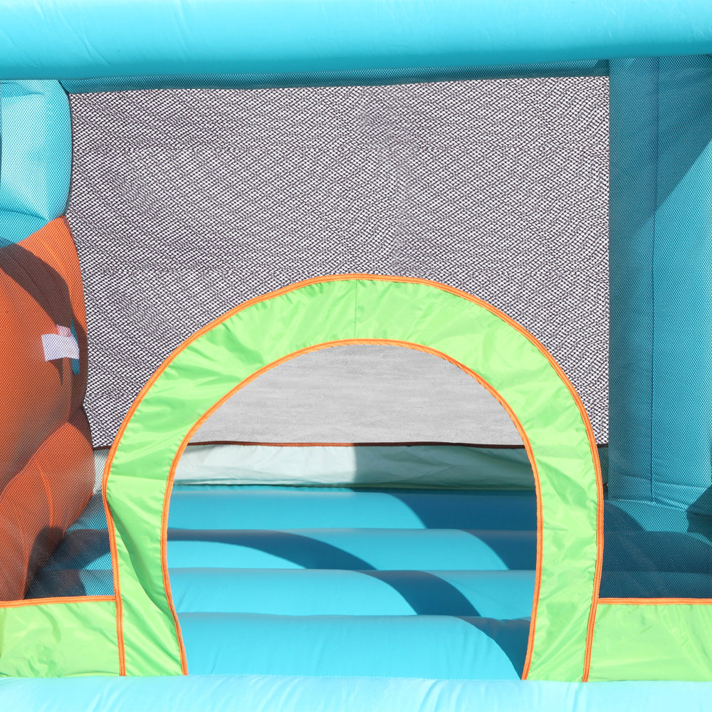 New Inflatable Bounce House, Slide Bouncer with Pool Area ,Climbing Wall, Large Jumping Area