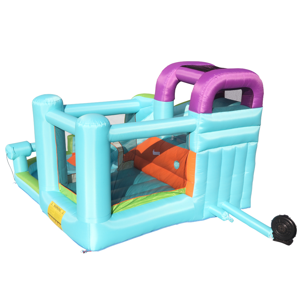 New Inflatable Bounce House, Slide Bouncer with Pool Area ,Climbing Wall, Large Jumping Area