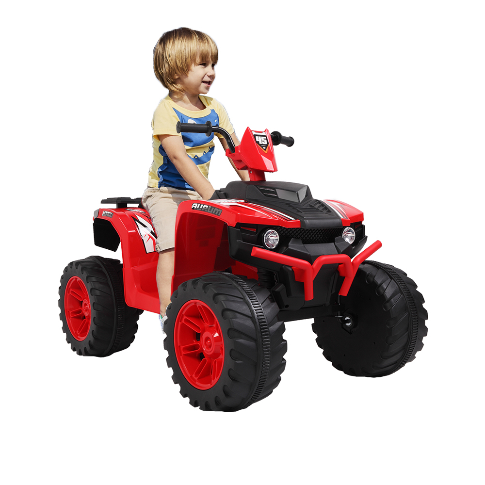 LEADZM LZ-9955 ALL Terrain Vehicle Dual Drive Battery 12V7AH*1 without Remote Control with Slow Start Black & Red