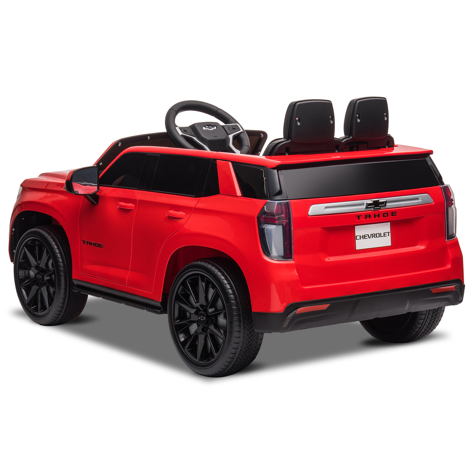LEADZM Dual Drive 12.00V 7A.h with 2.4G Remote Control HL588 Chevrolet Tahoe SUV Red