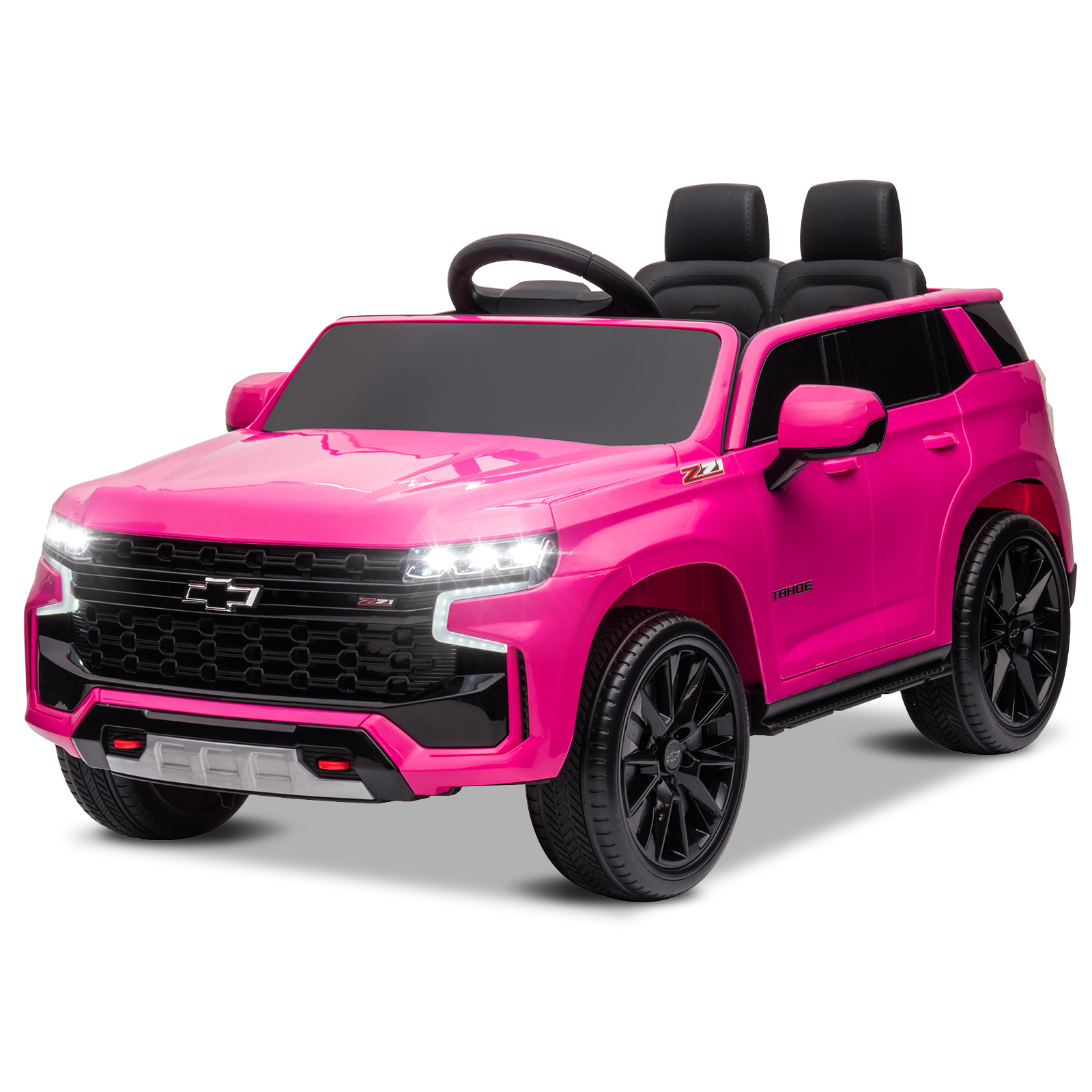 LEADZM Dual Drive 12.00V 7A.h with 2.4G Remote Control HL588 Chevrolet Tahoe SUV Pink