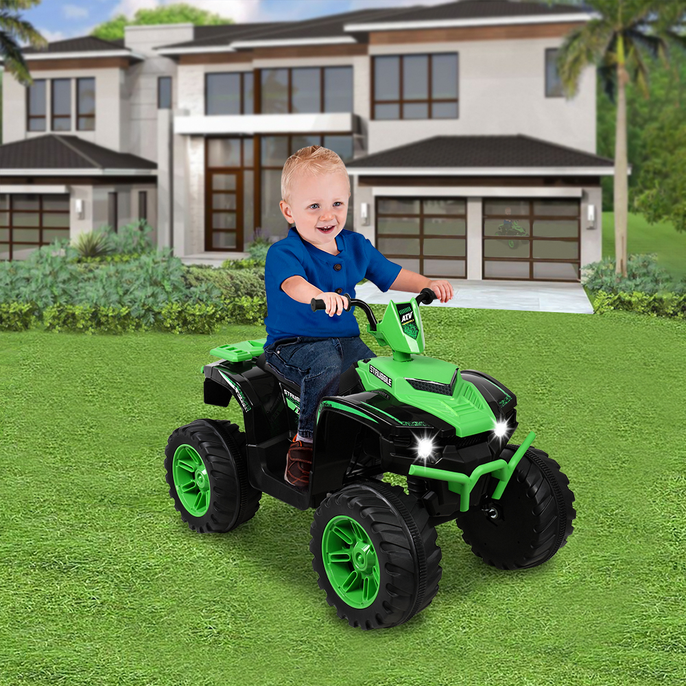 LEADZM LZ-9955 ALL Terrain Vehicle Dual Drive Battery 12V7AH*1 without Remote Control with Slow Start Green