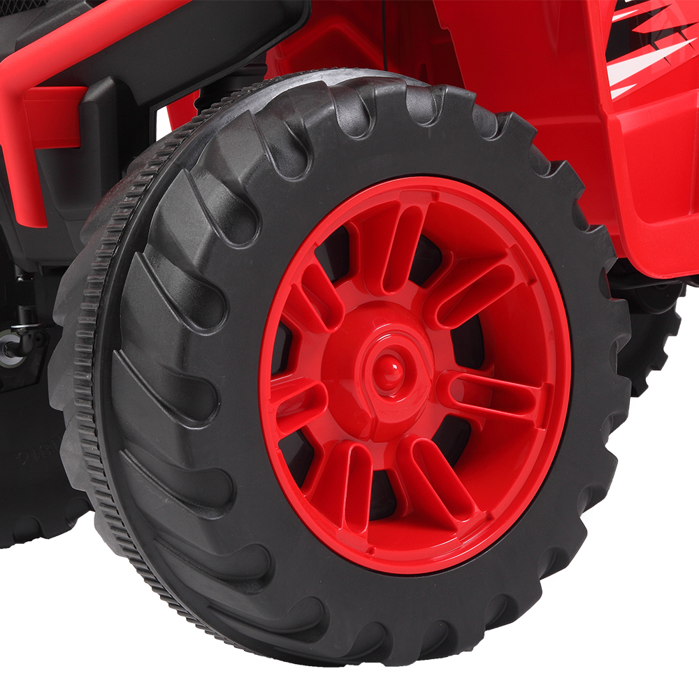 LEADZM LZ-9955 ALL Terrain Vehicle Dual Drive Battery 12V7AH*1 without Remote Control with Slow Start Black & Red
