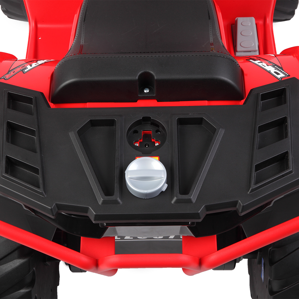 LEADZM LZ-9955 ALL Terrain Vehicle Dual Drive Battery 12V7AH*1 without Remote Control with Slow Start Black & Red