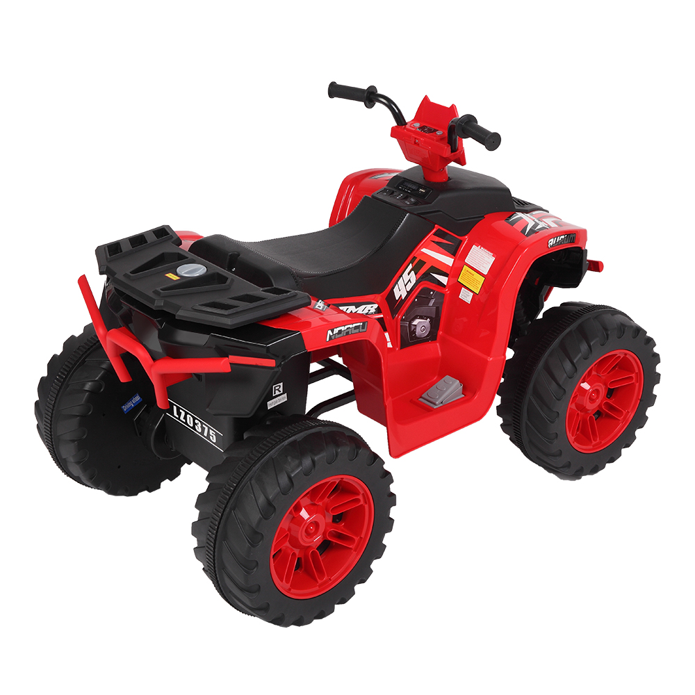 LEADZM LZ-9955 ALL Terrain Vehicle Dual Drive Battery 12V7AH*1 without Remote Control with Slow Start Black & Red