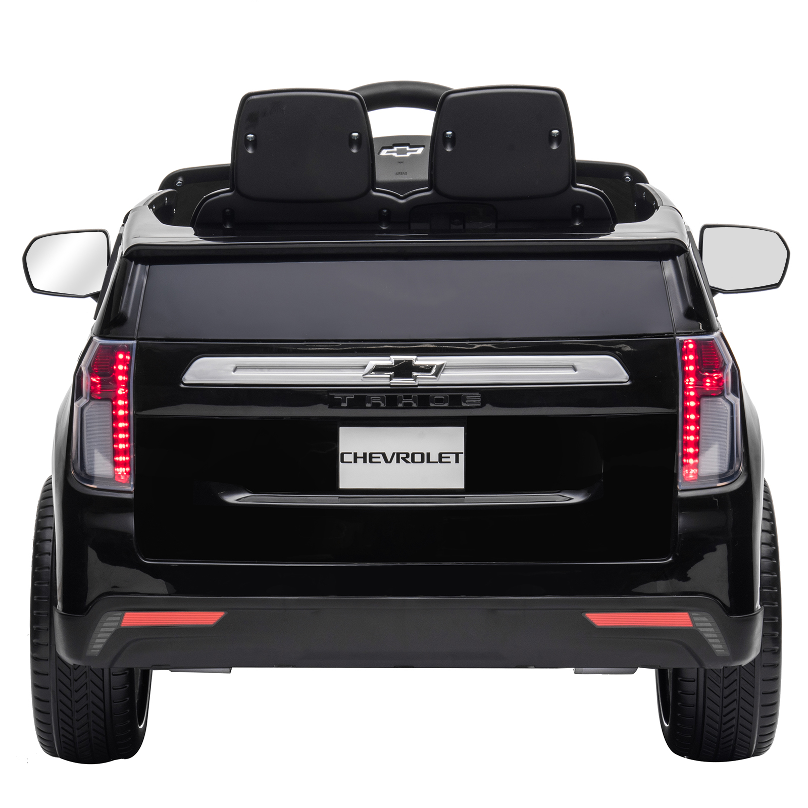 LEADZM Dual Drive 12.00V 7A.h with 2.4G Remote Control HL588 Chevrolet Tahoe SUV Black