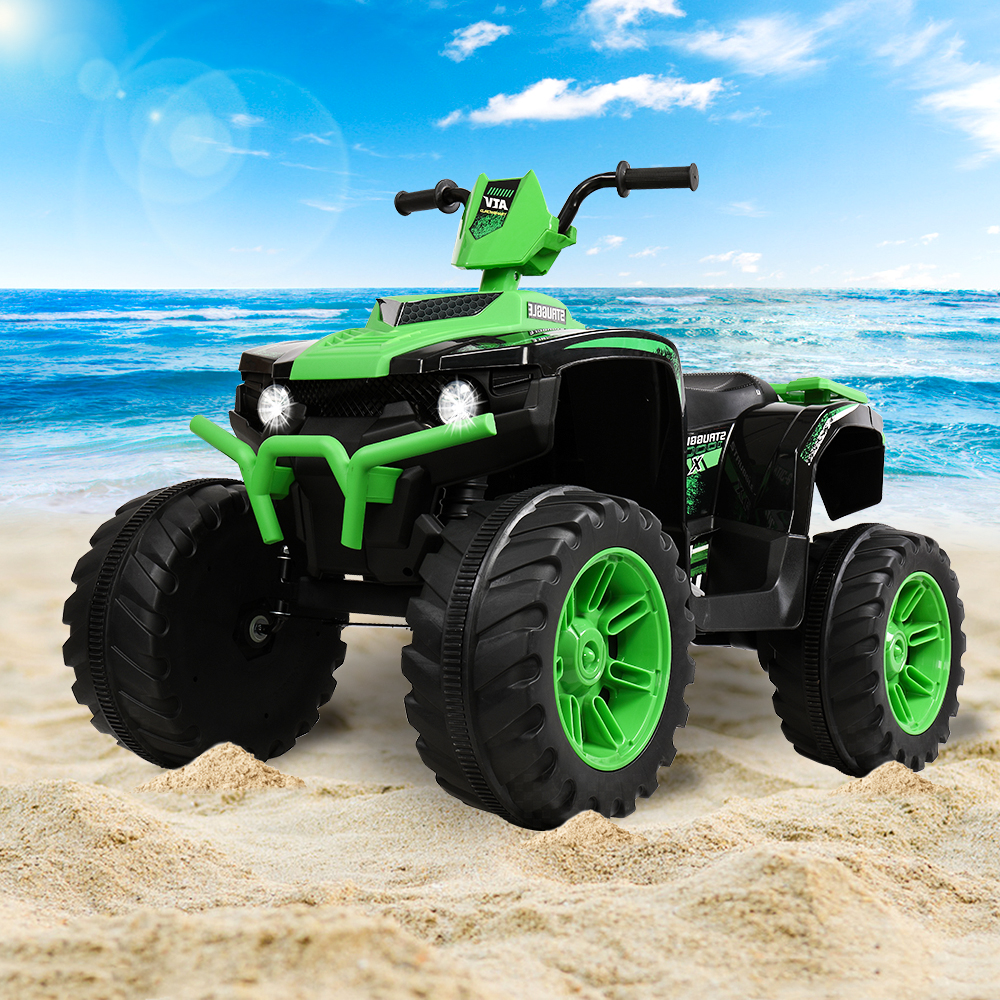 LEADZM LZ-9955 ALL Terrain Vehicle Dual Drive Battery 12V7AH*1 without Remote Control with Slow Start Green