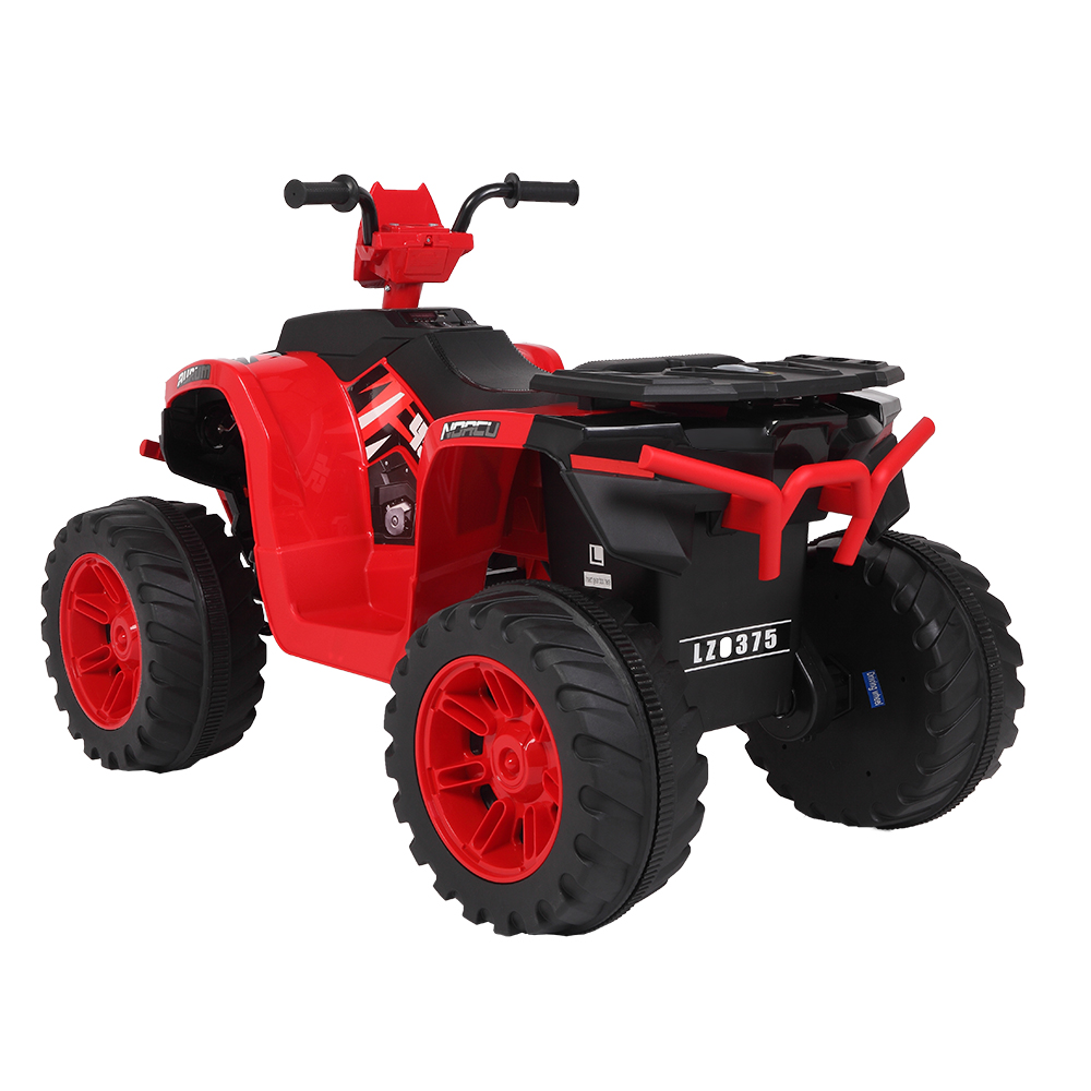 LEADZM LZ-9955 ALL Terrain Vehicle Dual Drive Battery 12V7AH*1 without Remote Control with Slow Start Black & Red