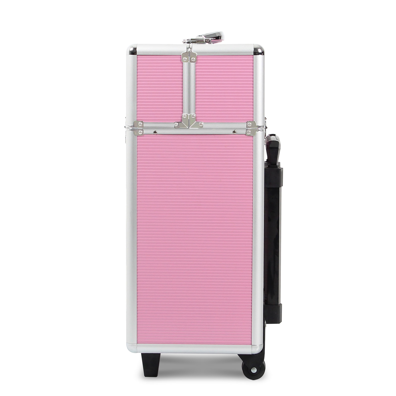 Rolling Makeup Case with Drawers, Makeup Trolley Case With Wheels Makeup Travel Case Organizer