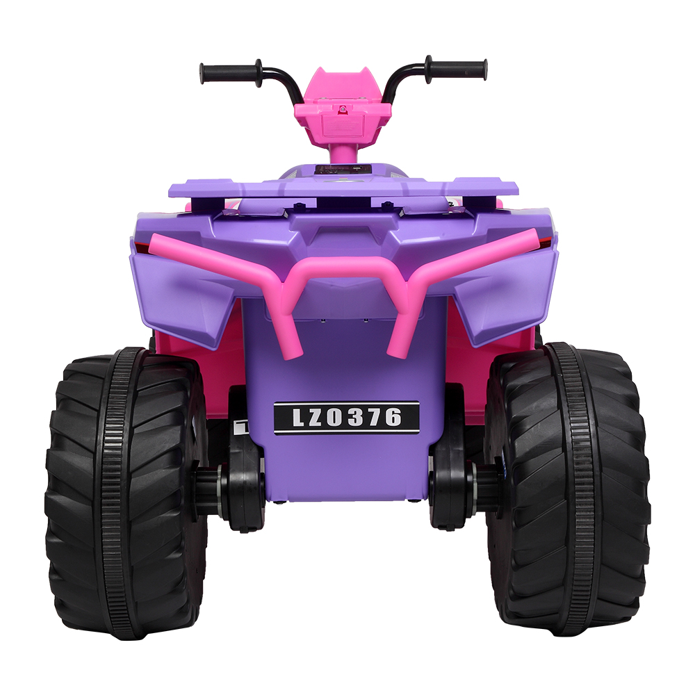 LEADZM LZ-9955 ALL Terrain Vehicle Dual Drive Battery 12V7AH*1 without Remote Control with Slow Start Pink & purple