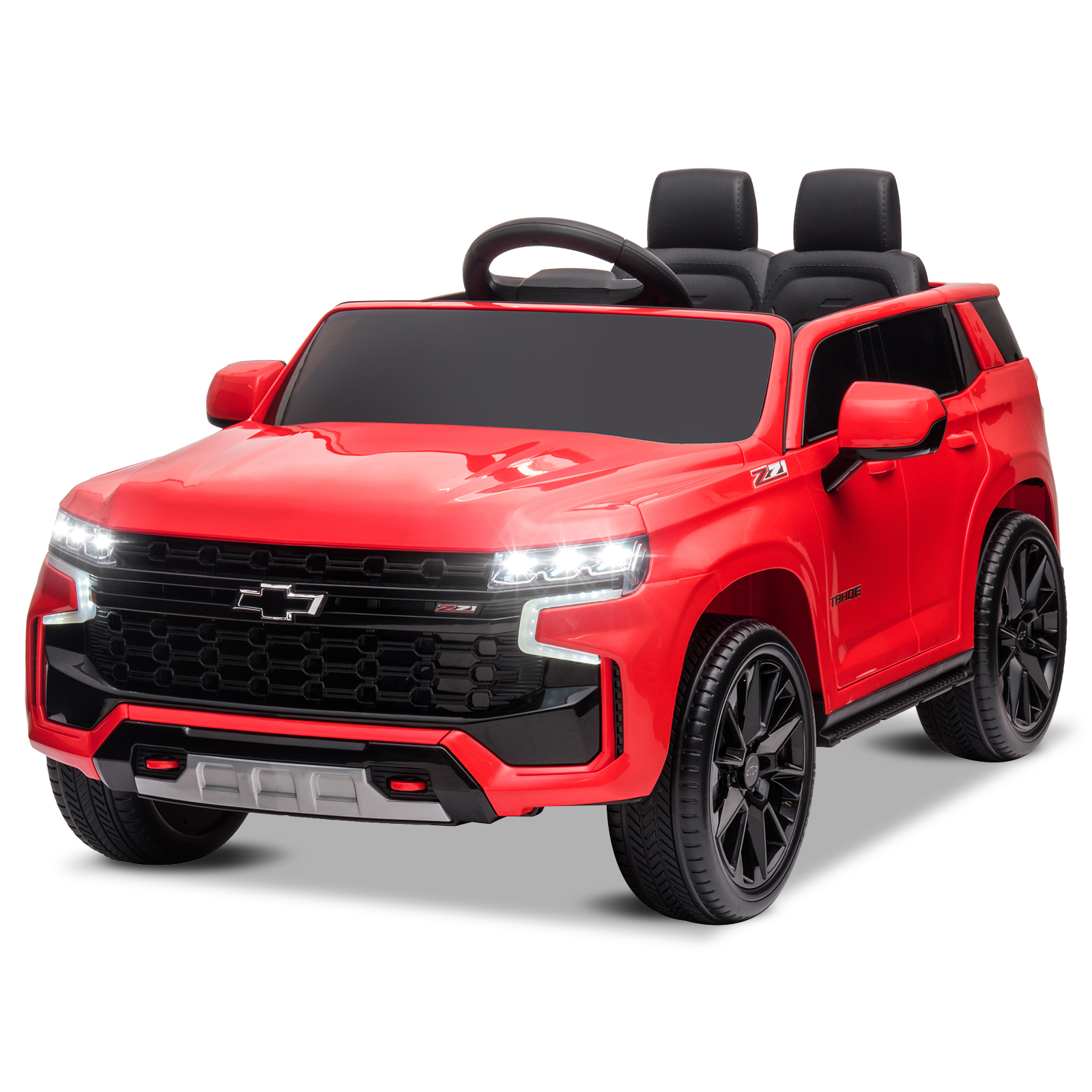 LEADZM Dual Drive 12.00V 7A.h with 2.4G Remote Control HL588 Chevrolet Tahoe SUV Red