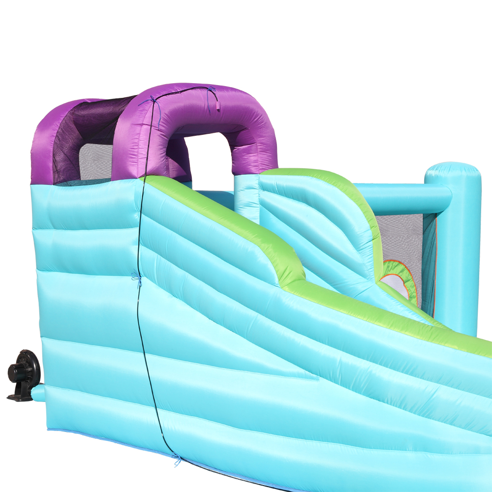 New Inflatable Bounce House, Slide Bouncer with Pool Area ,Climbing Wall, Large Jumping Area