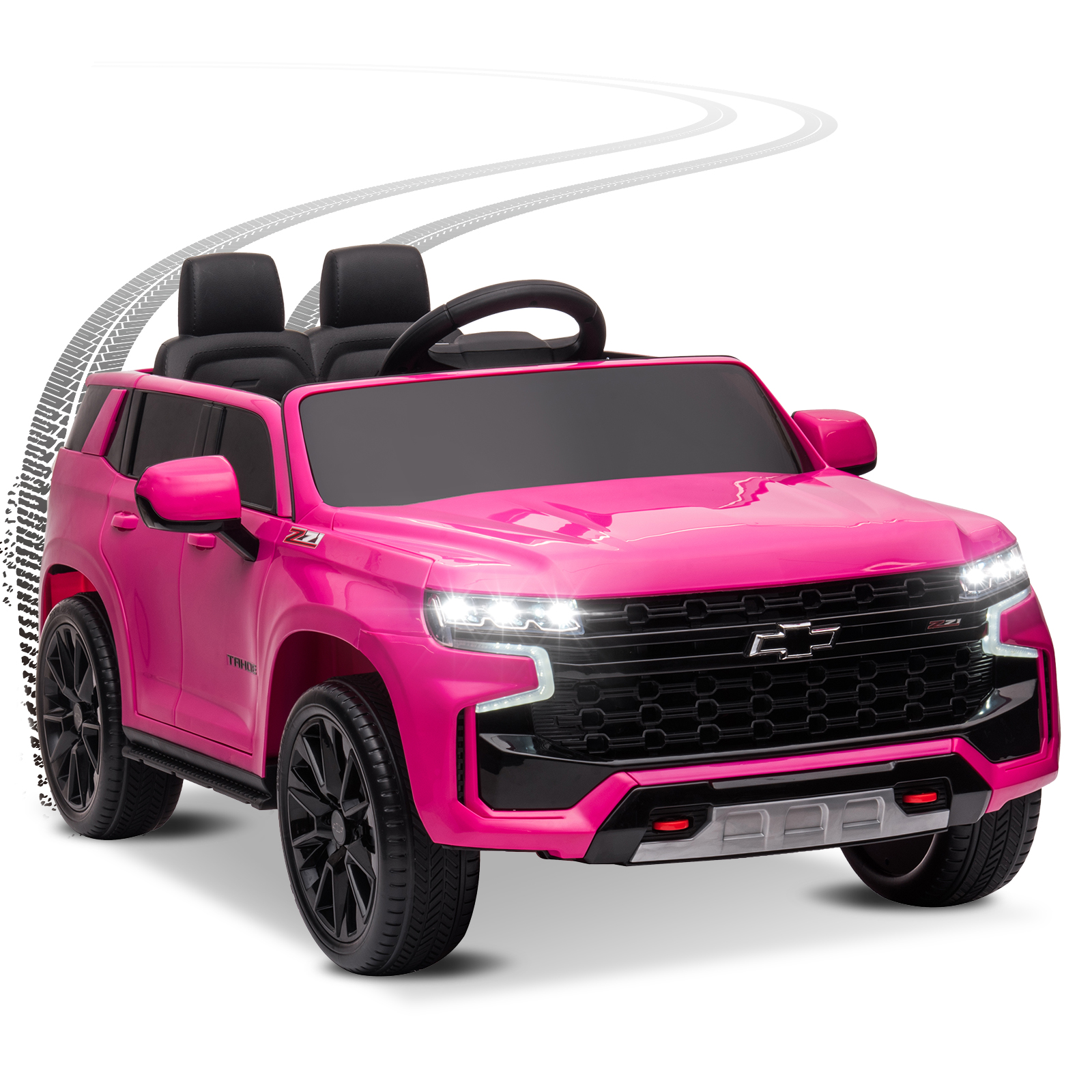 LEADZM Dual Drive 12.00V 7A.h with 2.4G Remote Control HL588 Chevrolet Tahoe SUV Pink