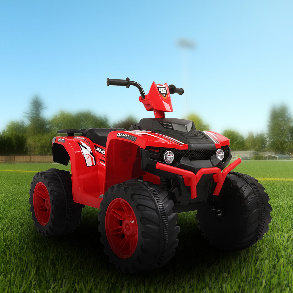 LEADZM LZ-9955 ALL Terrain Vehicle Dual Drive Battery 12V7AH*1 without Remote Control with Slow Start Black & Red