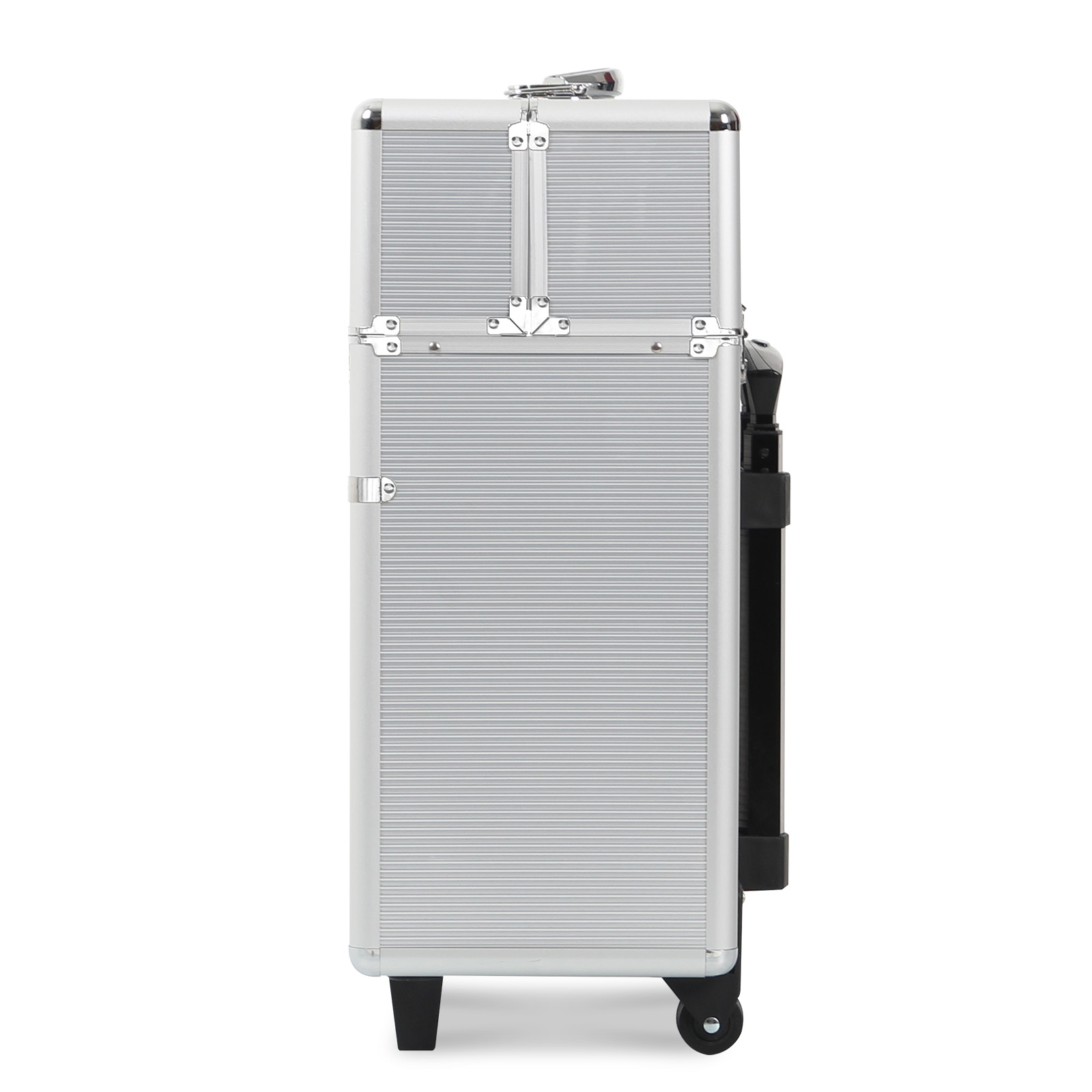 Rolling Makeup Case with Drawers, Makeup Trolley Case With Wheels Makeup Travel Case Organizer