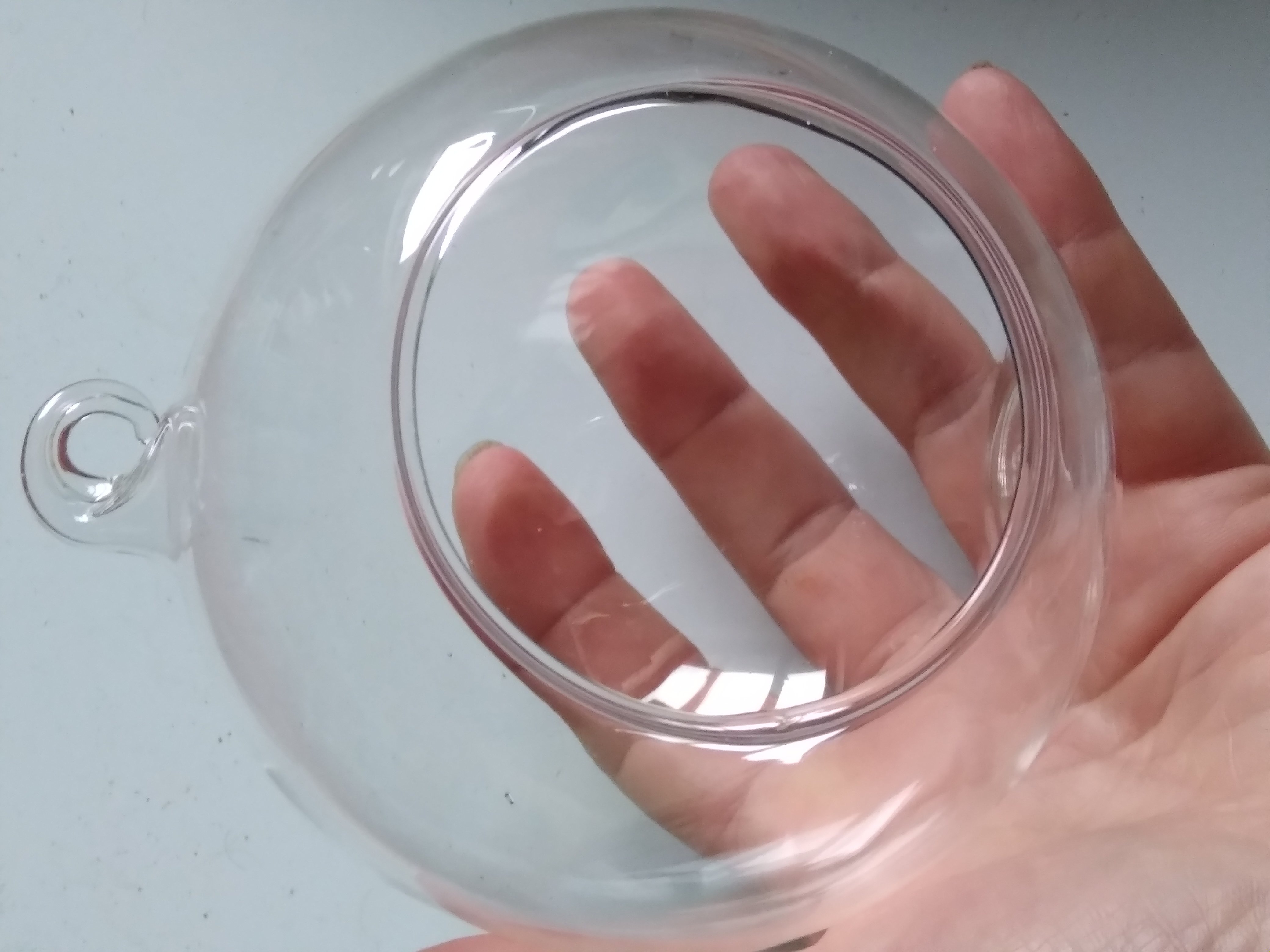 Glass Bauble Globe Terrarium