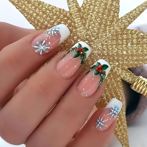 simple christmas nails