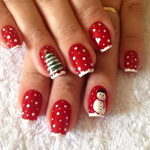 simple christmas nails