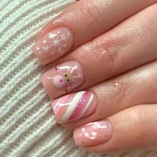 simple christmas nails
