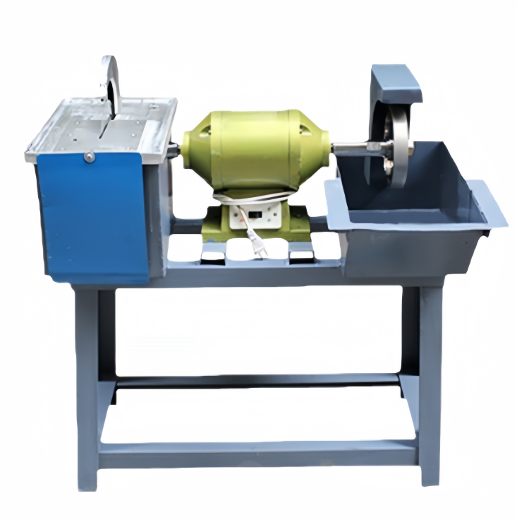 Double-Head Gemstone Cutting & Polishing Machine for Lapidary Work
