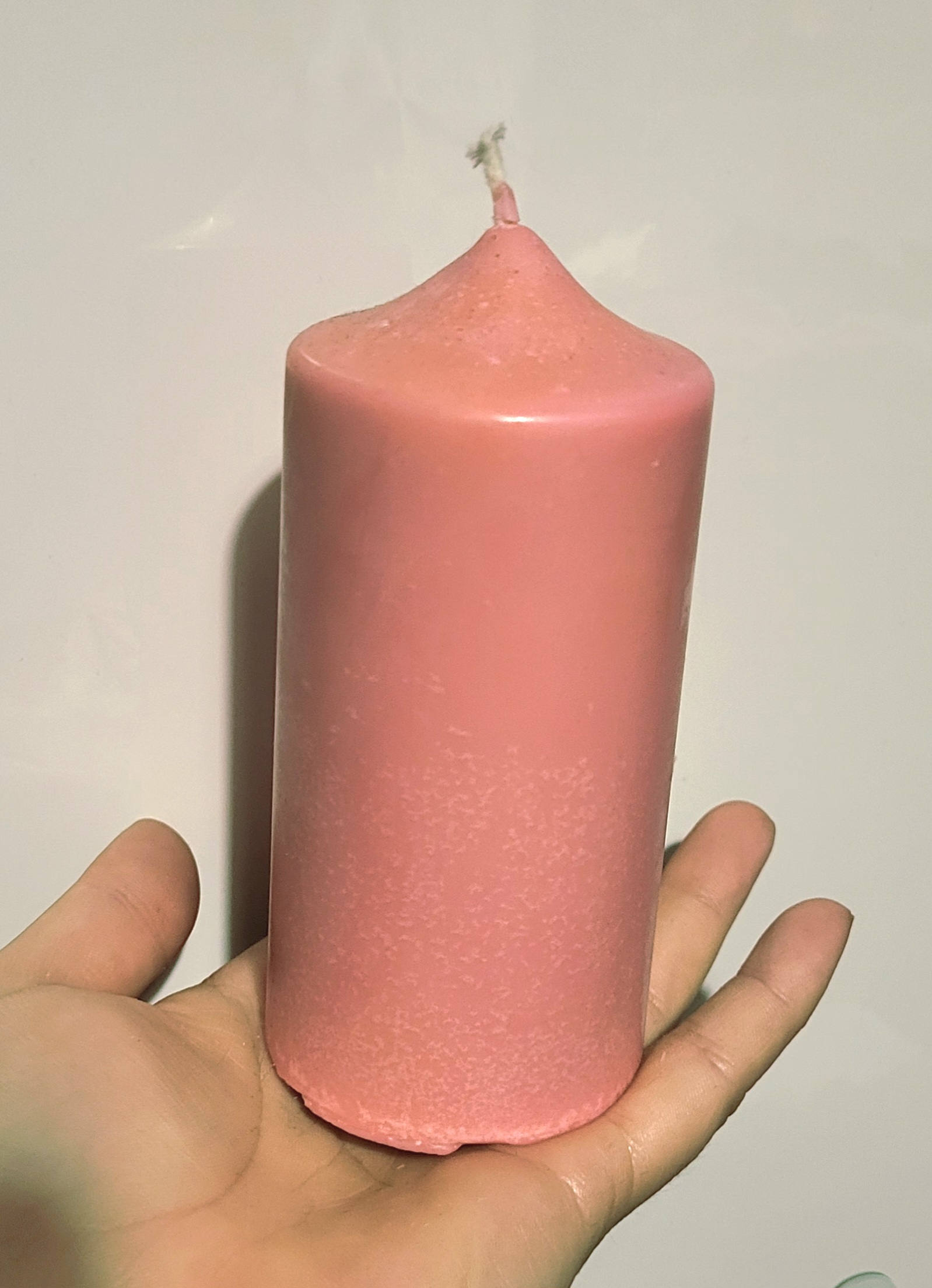 14 cm Coloured Scented Soy pillar candle