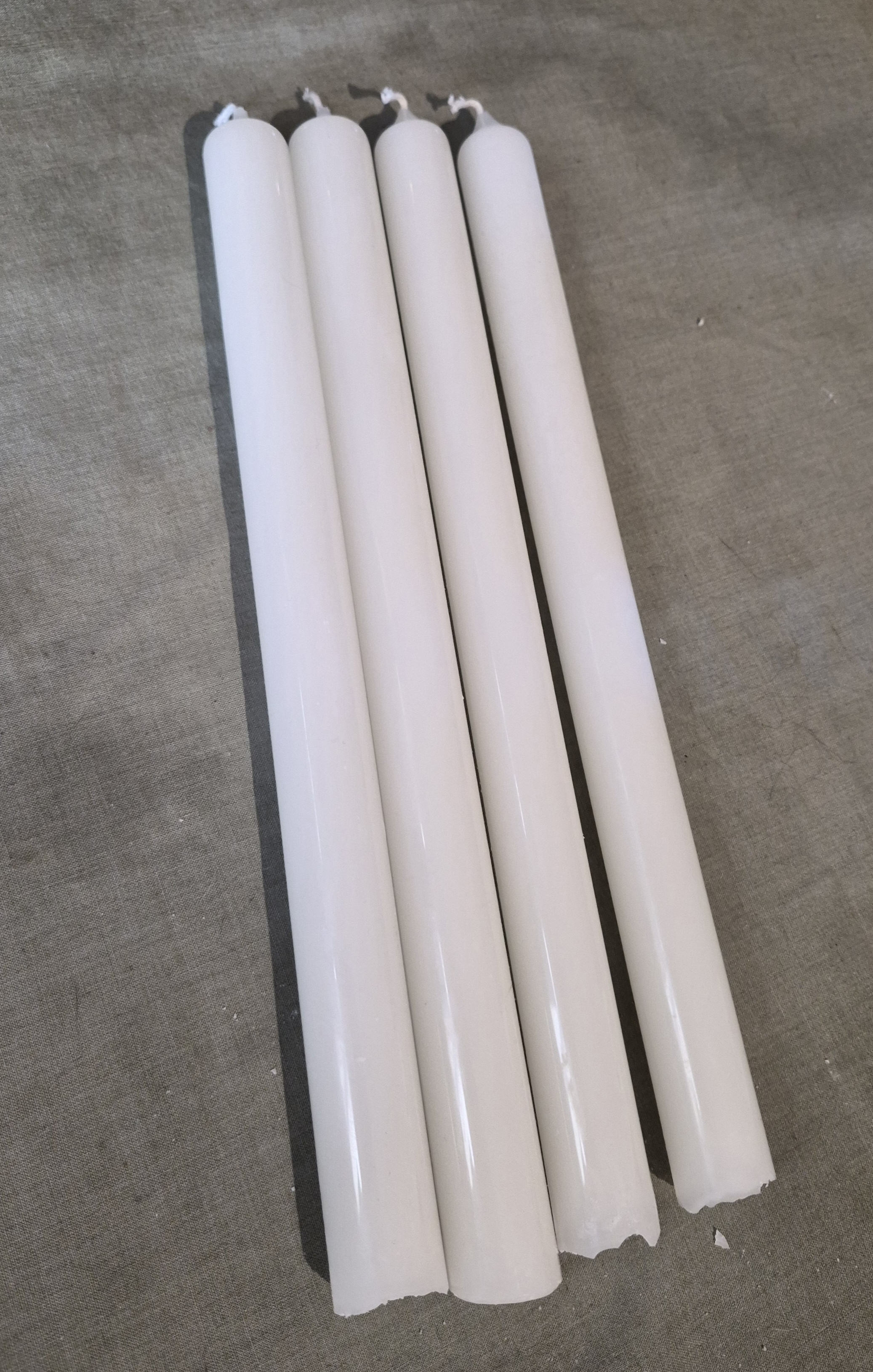 Soy Church dinner candle stick x2 30cm