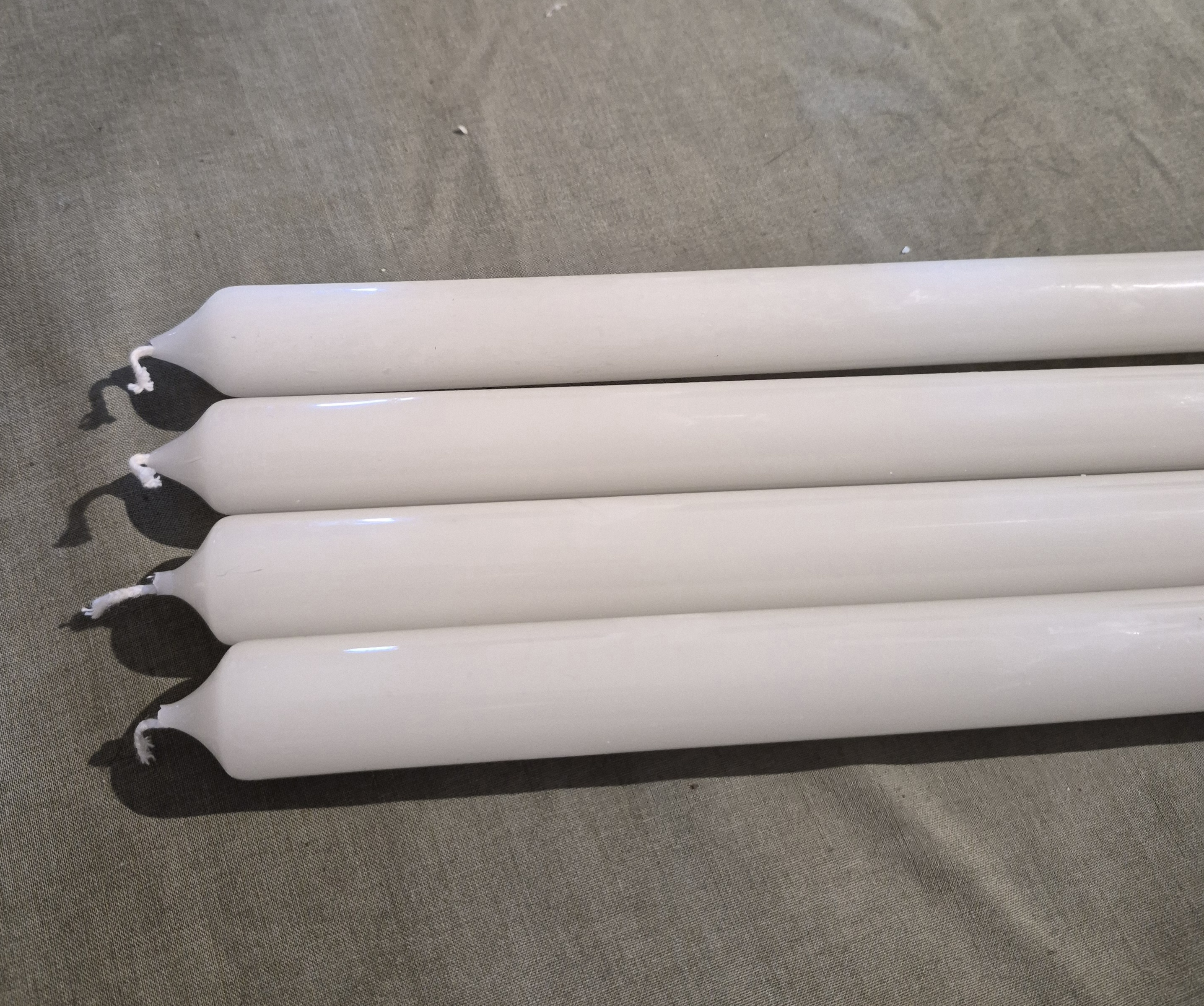 Soy Church dinner candle stick x2 30cm