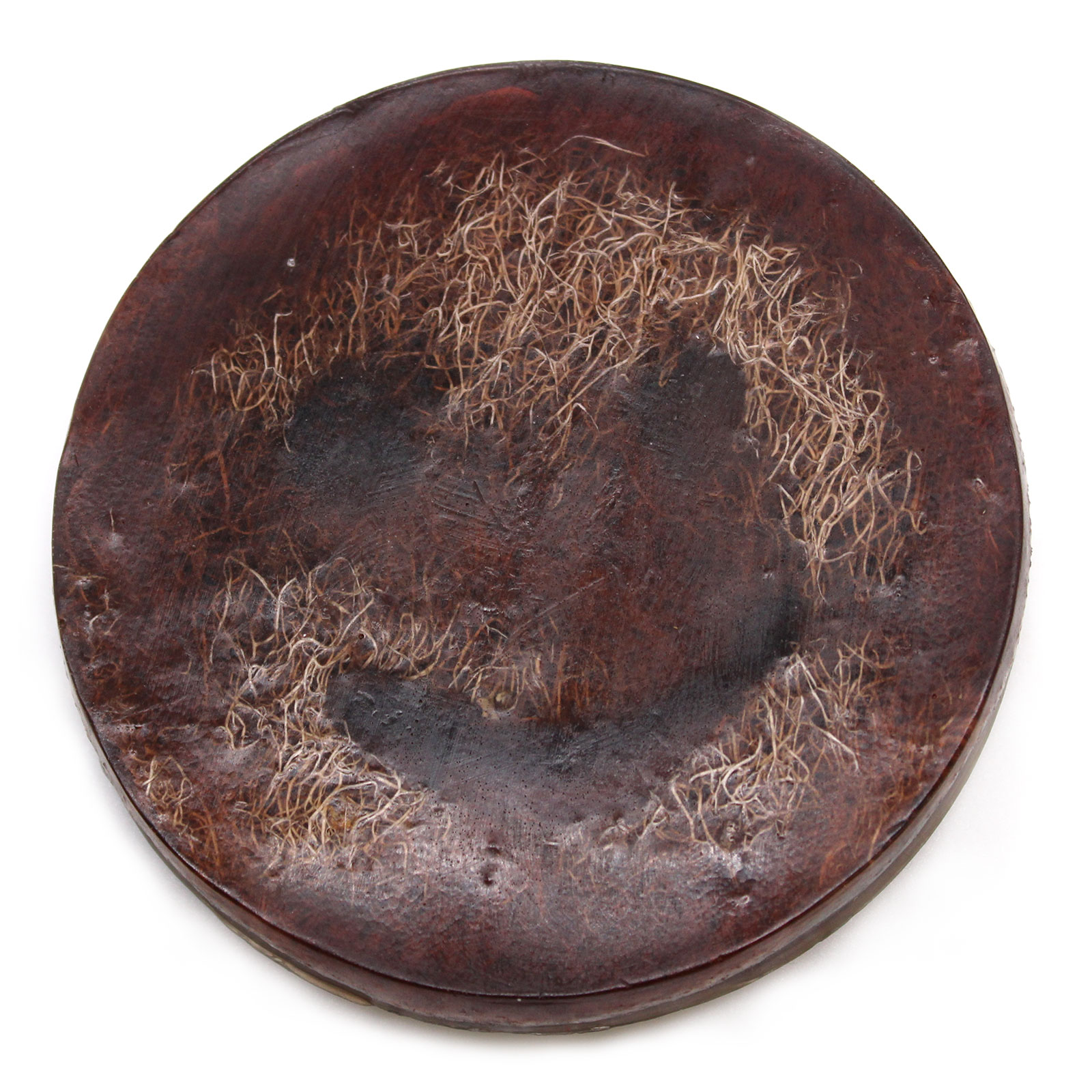 Coconut large round happy scrub soap